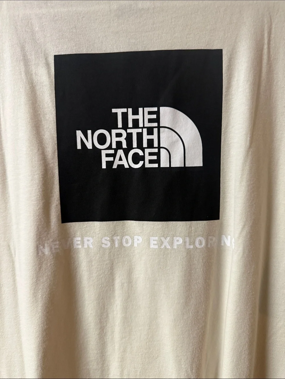 The North Face Men’s Short Sleeve Tee in Cream